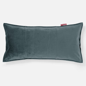 Gigantische Langwerpige Kussenhoes 40 x 70cm - Fluweel Petrol