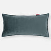 CloudSac 50 Gigantische Kussen met Vezel-latex Vlokvulling 40 x 80cm - Fluweel Petrol 01