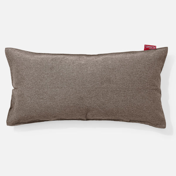 CloudSac 50 Gigantische Kussen met Vezel-latex Vlokvulling 40 x 80cm - Interalli Wol Biscuit 01