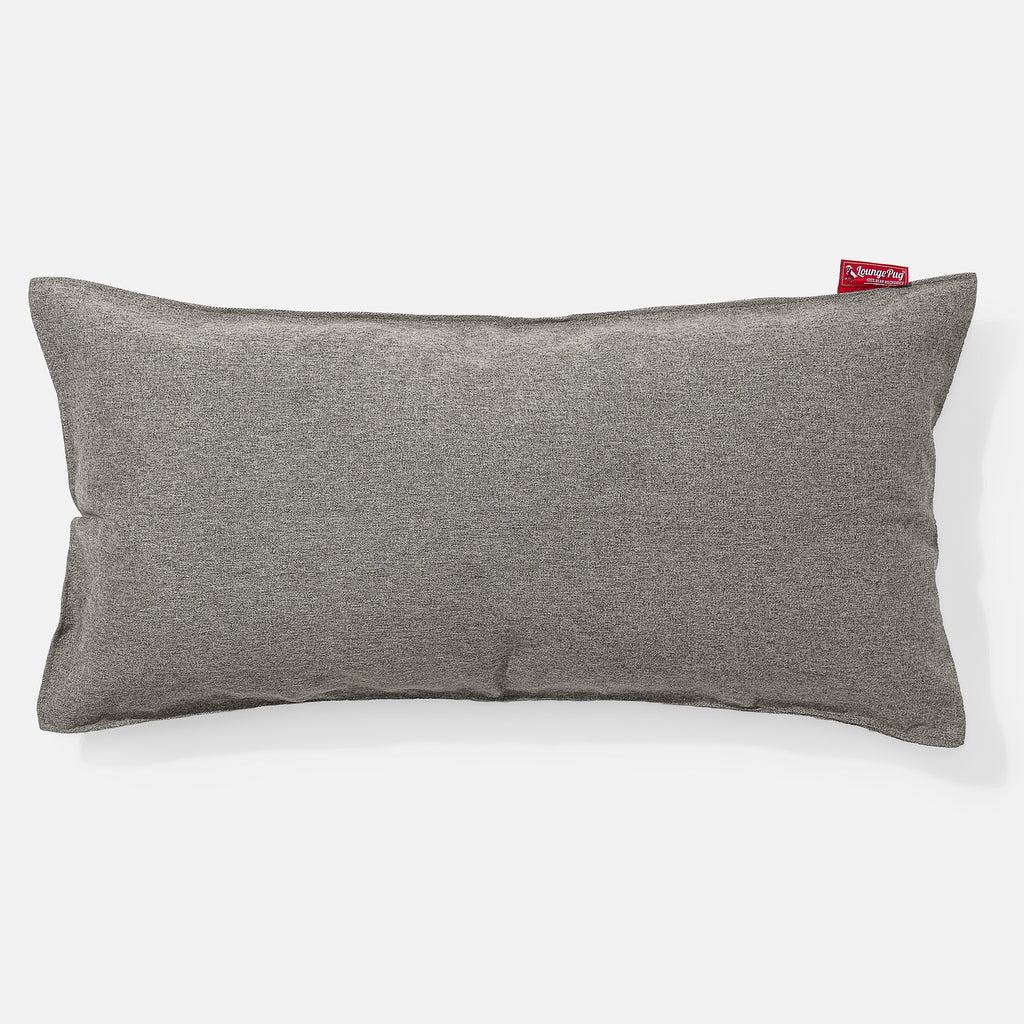 CloudSac 50 Gigantische Kussen met Vezel-latex Vlokvulling 40 x 80cm - Interalli Wol Zilver 01
