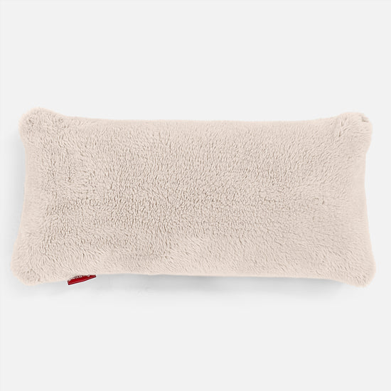 CloudSac 50 Gigantische Kussen met Vezel-latex Vlokvulling 40 x 80cm - Nepteddybont Crème 01