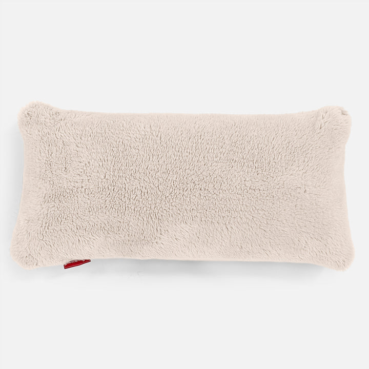 CloudSac 50 Gigantische Kussen met Vezel-latex Vlokvulling 40 x 80cm - Nepteddybont Crème 01