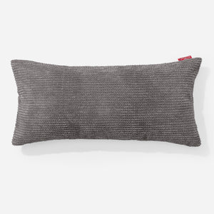 Gigantische Langwerpige Kussenhoes 40 x 70cm - Pompom Antraciet