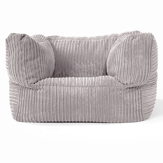 Albert Zitzak Fauteuil - Corduroy Zilvergrijs 01