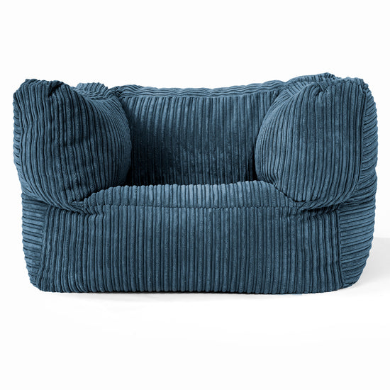 Albert Zitzak Fauteuil - Corduroy Marineblauw 01