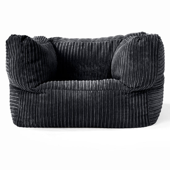 Albert Zitzak Fauteuil - Corduroy Zwart 01