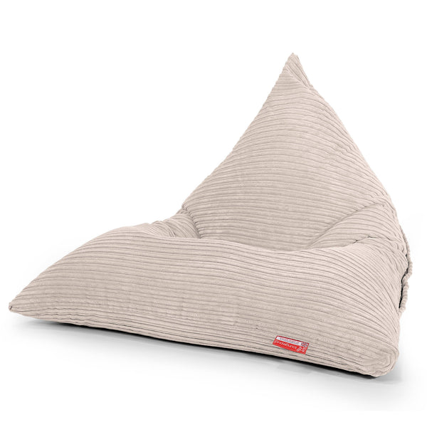 Zitzak Relaxstoel - Corduroy Ivoor 01