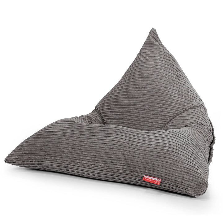 Zitzak Relaxstoel - Corduroy Graphite Grijs 01