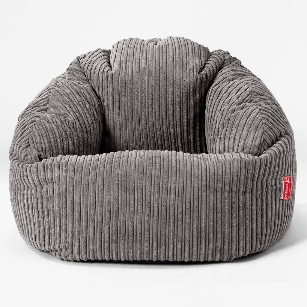 Zitzakstoel Bubble - Corduroy Graphite Grijs 01