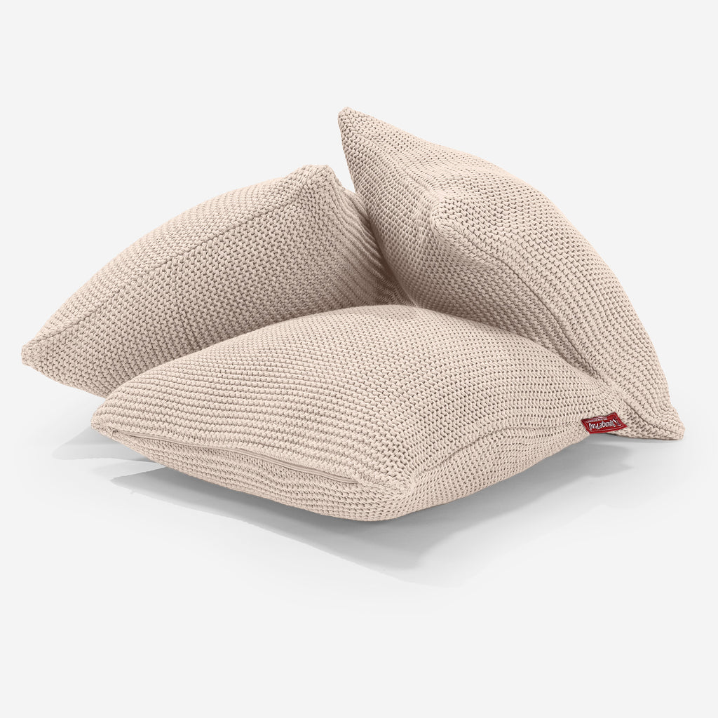 Kussen 47 x 47cm - 100% Katoenen Ellos Crème 03