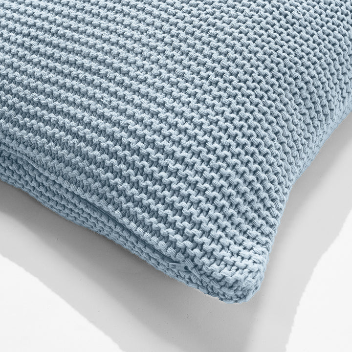 Kussen 47 x 47cm - 100% Katoenen Ellos Mistig Blauw 02