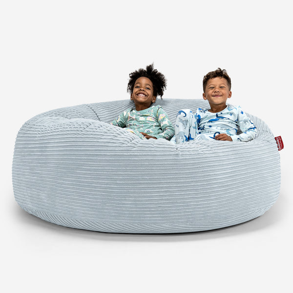 Enorme Kinderzitzak Gezinsformaat 2-14 jaar oud - Corduroy Baby Blauw 01