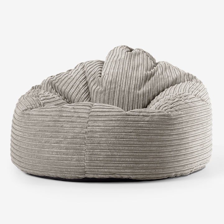 Enorme Snuggle-kinderzitzak 3-8 jaar oud - Corduroy Mink 02