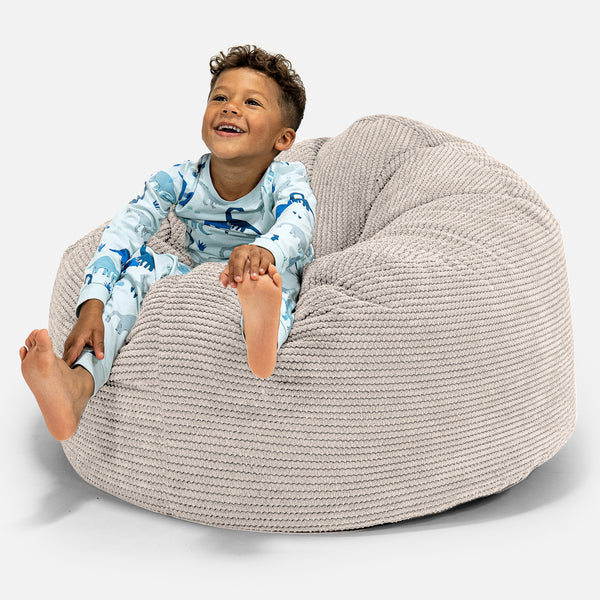 Enorme Snuggle-kinderzitzak 3-8 jaar oud - Pompom Crème 01