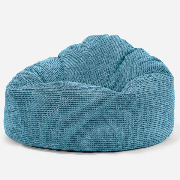 Enorme Snuggle-kinderzitzak 3-8 jaar oud - Pompom Petrol 01