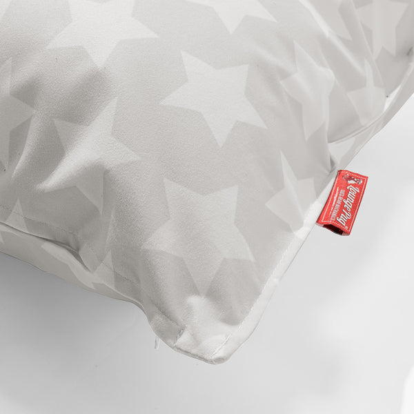 Extra Grote Kussenhoes 70 x 70cm - Afdruk Grijs Ster Fabric Close-up Image