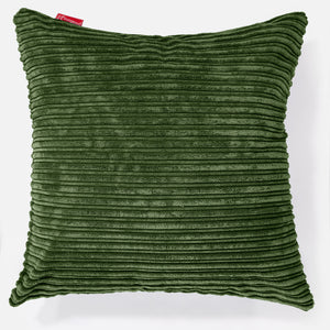 Extra Grote Kussenhoes 70 x 70cm - Corduroy Bosgroen