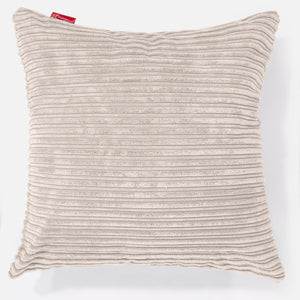 Extra Grote Kussenhoes 70 x 70cm - Corduroy Ivoor