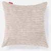 Extra Grote Kussen 70 x 70cm - Corduroy Ivoor 01