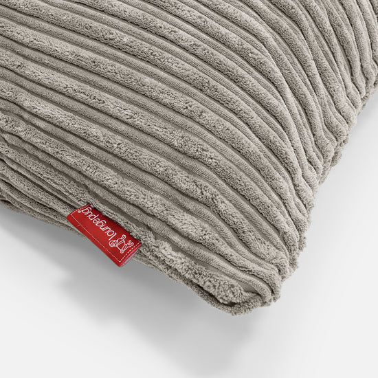 Extra Grote Kussen 70 x 70cm - Corduroy Mink 03