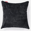 Extra Grote Kussen 70 x 70cm - Corduroy Zwart 01