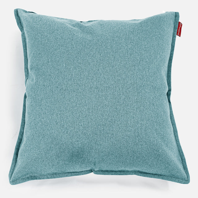 Extra Grote Kussen 70 x 70cm - Interalli Wol Aqua 01
