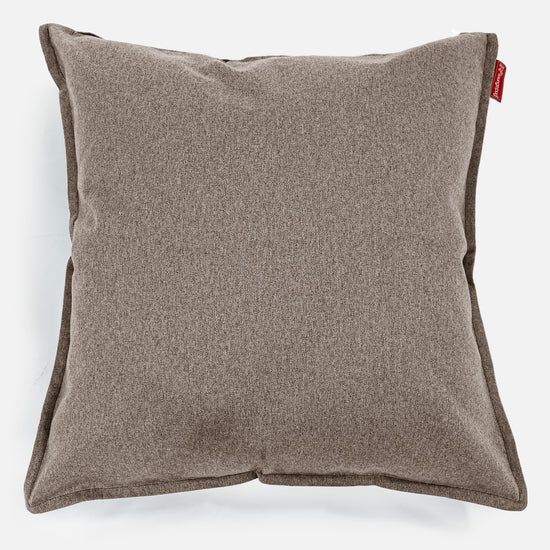 Extra Grote Kussen 70 x 70cm - Interalli Wol Biscuit 01