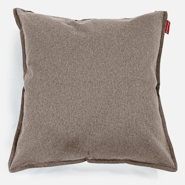 Extra Grote Kussen 70 x 70cm - Interalli Wol Biscuit 01