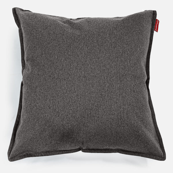 Extra Grote Kussen 70 x 70cm - Interalli Wol Grijs 01