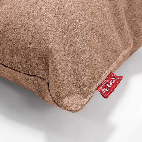 Extra Grote Kussenhoes 70 x 70cm - Interalli Wol Zand Fabric Close-up Image