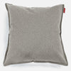 Extra Grote Kussen 70 x 70cm - Interalli Wol Zilver 01