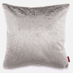 Extra Grote Kussenhoes 70 x 70cm - Nepkonijnenbont Lichtgrijs