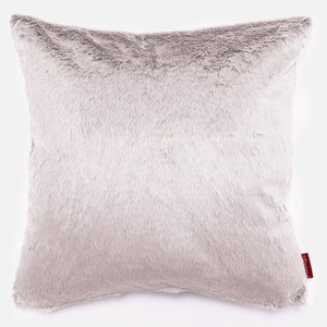 Extra Grote Kussenhoes 70 x 70cm - Nepkonijnenbont Stoffig Roze