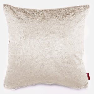 Extra Grote Kussenhoes 70 x 70cm - Nepkonijnenbont Wit