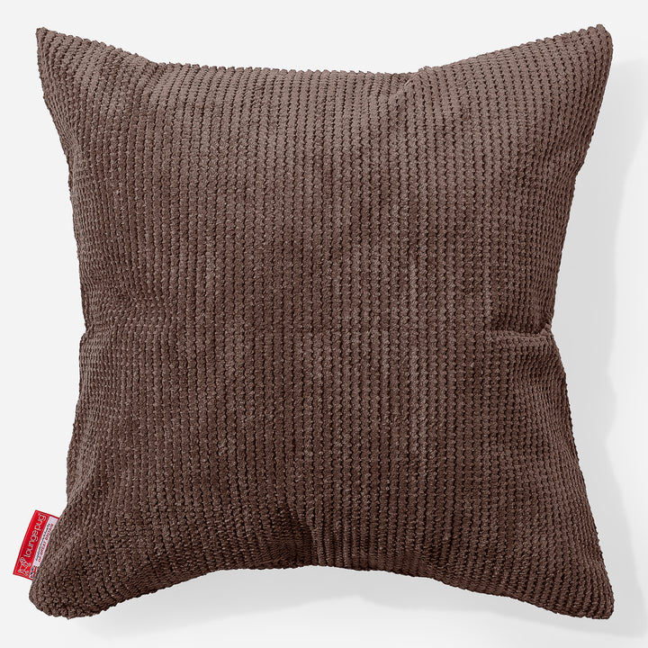 Extra Grote Kussen 70 x 70cm - Pompom Chocolade 01