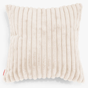 Extra Grote Kussenhoes 70 x 70cm - Ultra Pluche Corduroy Crème