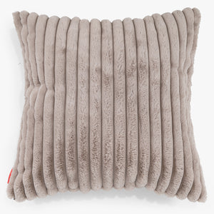 Extra Grote Kussenhoes 70 x 70cm - Ultra Pluche Corduroy Mink
