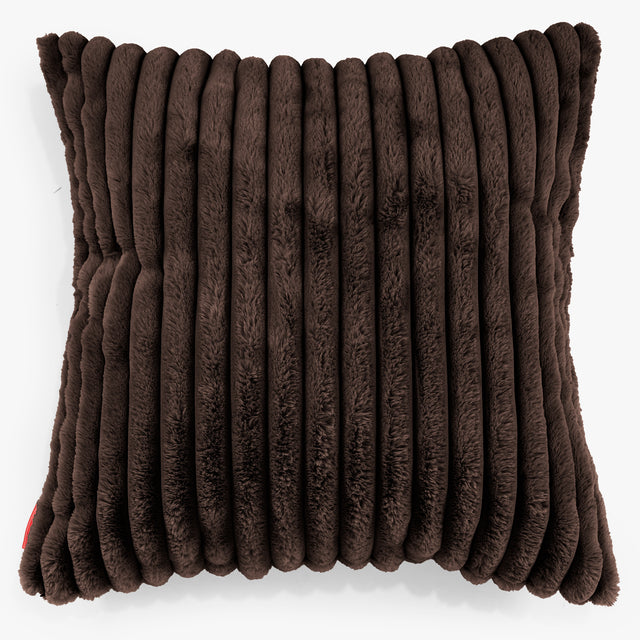 Extra Grote Kussenhoes 70 x 70cm - Ultra Pluche Corduroy Sabel 01