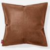 Extra Grote Kussen 70 x 70cm - Vintage Leer Karamel 01