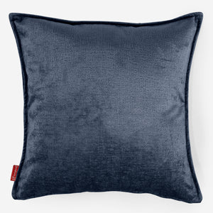 Extra Grote Kussenhoes 70 x 70cm - Chenille Marineblauw
