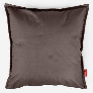 Extra Grote Kussenhoes 70 x 70cm - Veganistisch Leer Chocolade