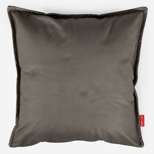 Extra Grote Kussenhoes 70 x 70cm - Veganistisch Leer Grijs