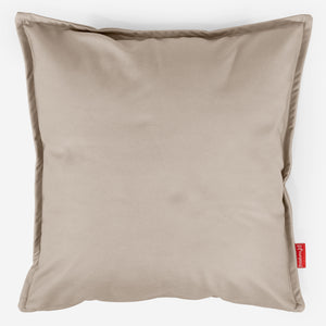 Extra Grote Kussenhoes 70 x 70cm - Veganistisch Leer Ivoor