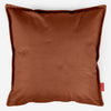 Extra Grote Kussenhoes 70 x 70cm - Veganistisch Leer Kastanje 01