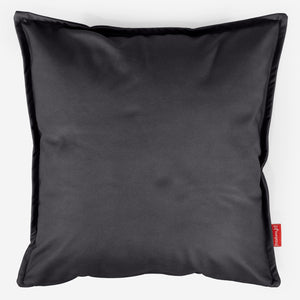 Extra Grote Kussenhoes 70 x 70cm - Veganistisch Leer Zwart