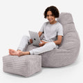 Corduroy Aluminium Zilver