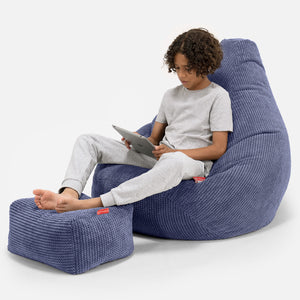 Gaming Kinderzitzakstoel 6-14 jaar oud - Pompom Paars