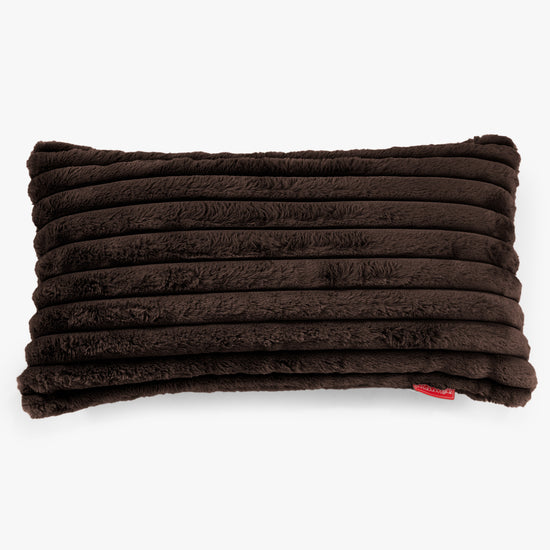 Gigantische Langwerpige Kussenhoes 40 x 80cm - Ultra Pluche Corduroy Sabel 01