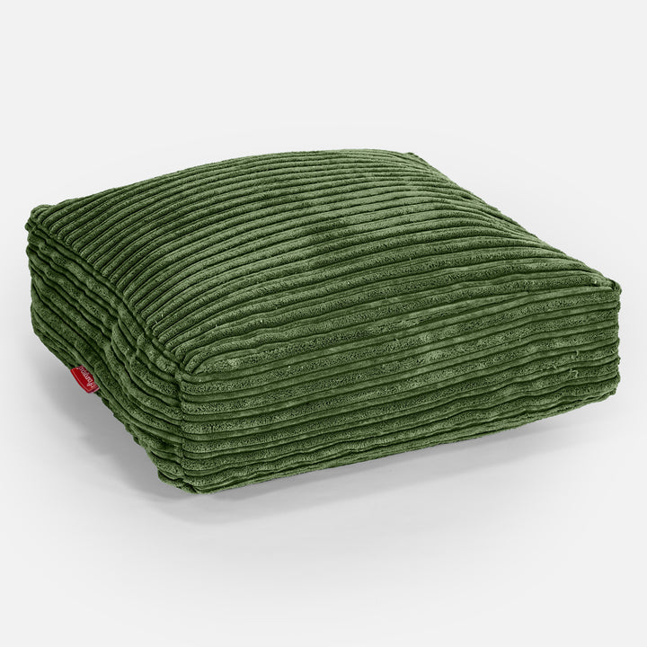 Groot Vloerkussen - Corduroy Bosgroen 01