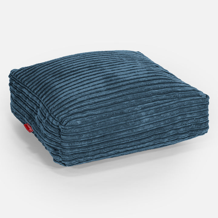 Groot Vloerkussen - Corduroy Marineblauw 01